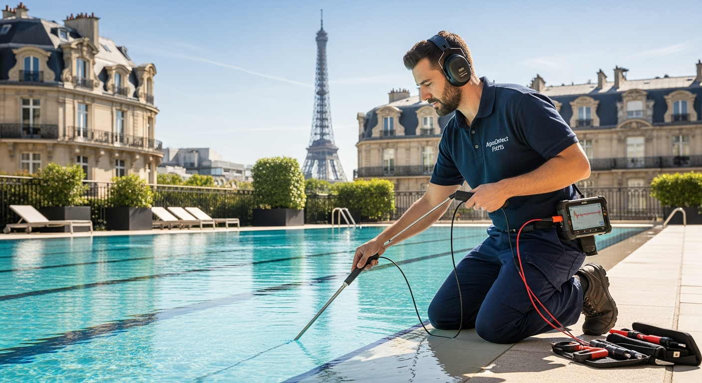Fuite Piscine Paris (75) : Diagnostic et Réparation Rapide