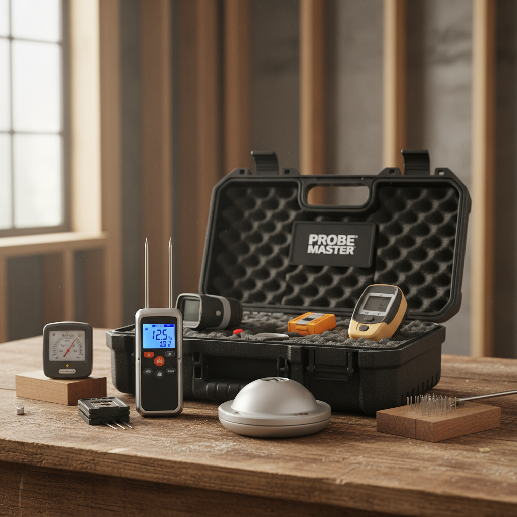 Équipement de mesure d'humidité professionnel : testeurs résistif et capacitif avec mallette