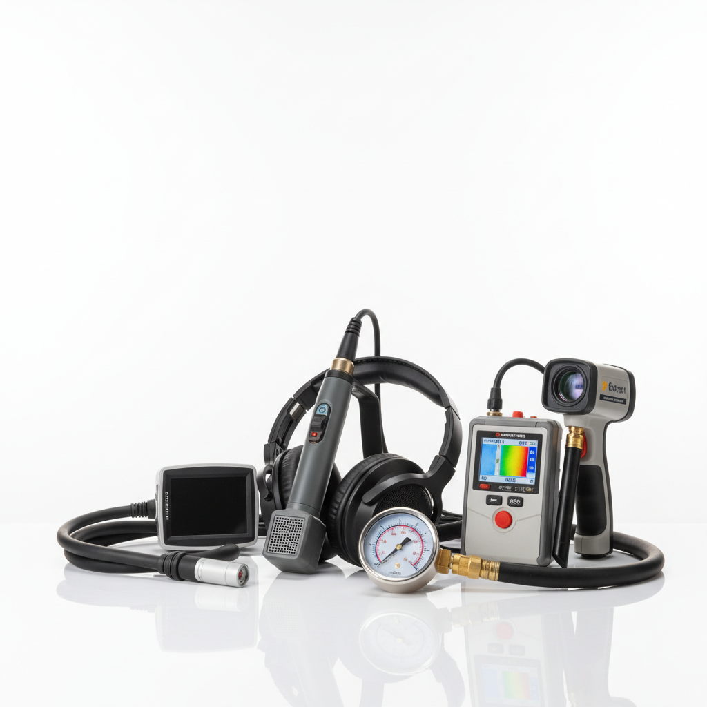 Équipement de détection de fuite utilisé à Courbevoie