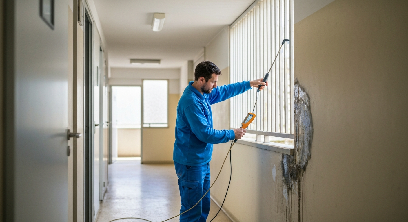 Équipement de détection de fuite utilisé à La Courneuve