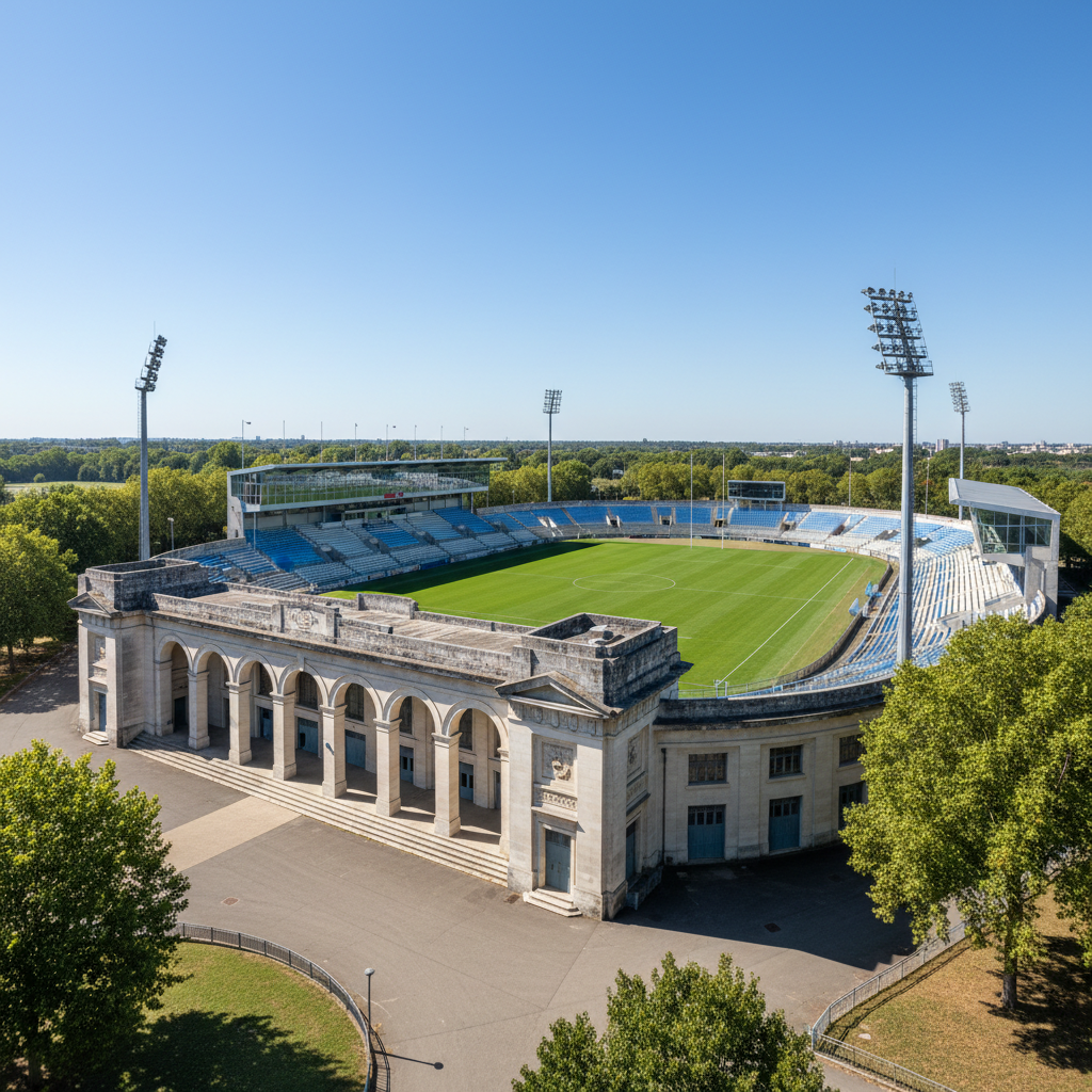 Stade Yves-du-Manoir à Colombes - Zone d'intervention Alex Recherche de Fuite