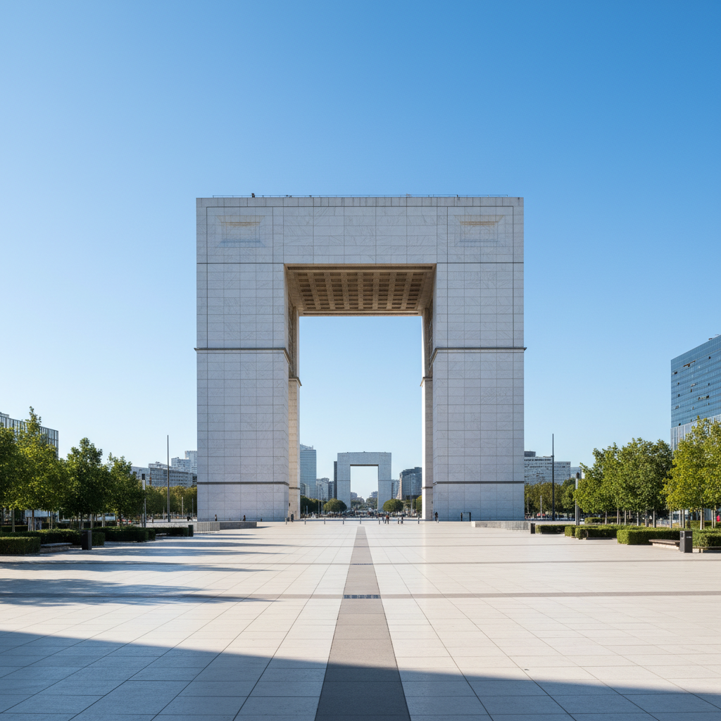 Arche de la Défense à Nanterre - Zone d'intervention Alex Recherche de Fuite