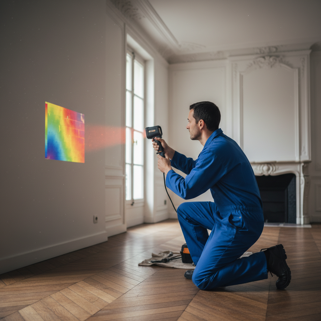 Recherche de fuite à Houilles