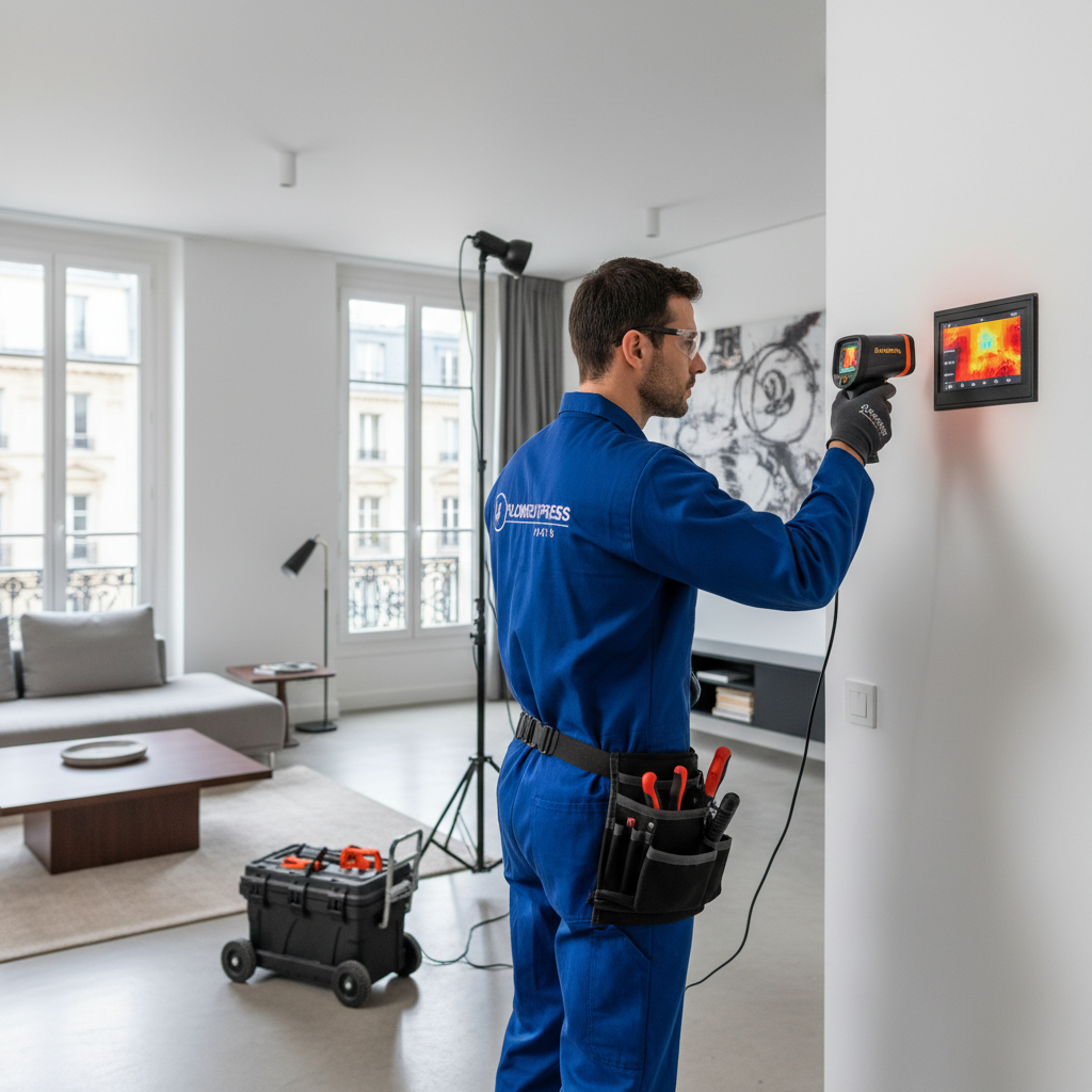 Recherche de fuite à Paris 10ème