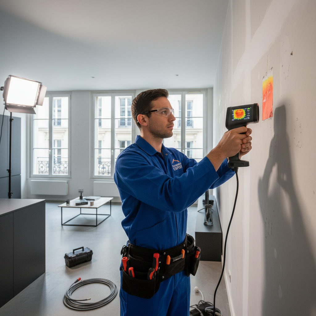 Recherche de fuite à Paris 2ème