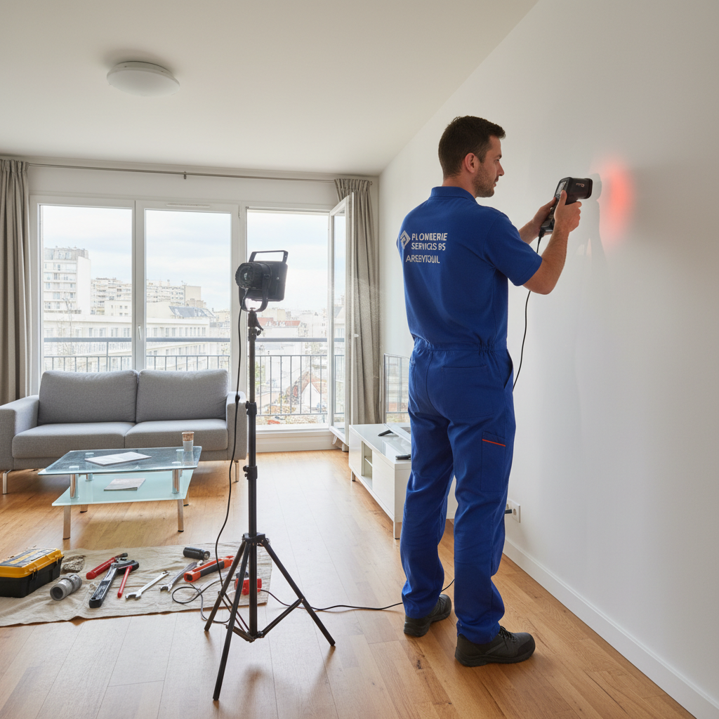 Recherche de fuite à Plaisir